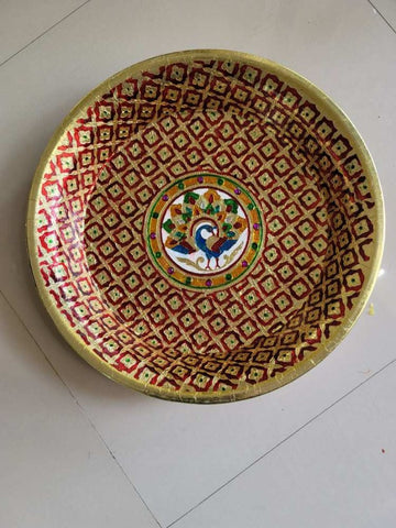 Meenakari Plate - Big