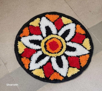 Sharu Space Rangoli Mat Design 4