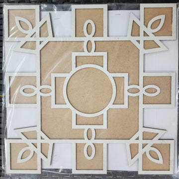 Sharu Space Mdf Rangoli Island Design 6