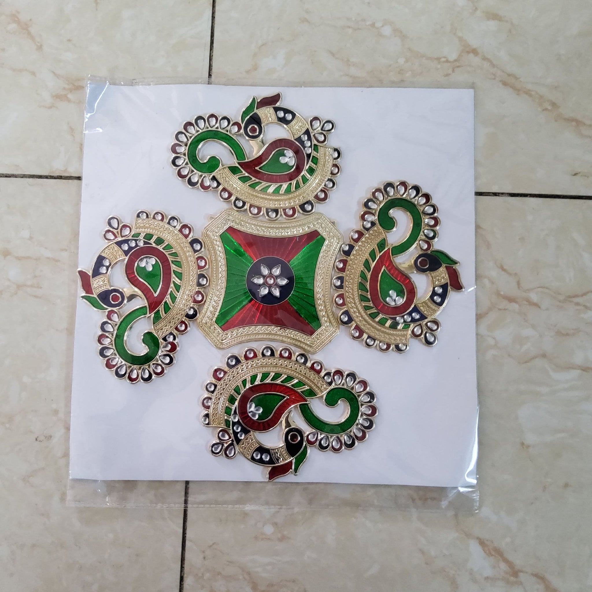 Sharu Space Acrylic Rangoli Design 30