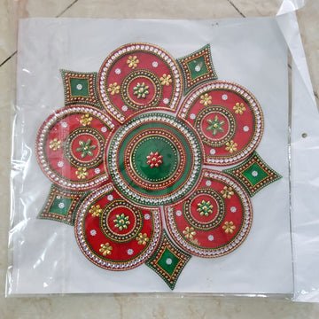 Sharu Space Acrylic Rangoli Design 22