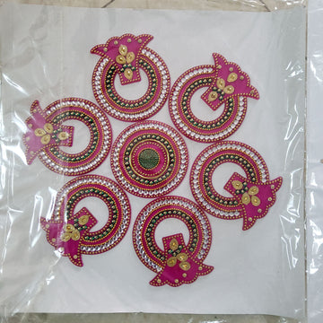 Sharu Space Acrylic Rangoli Design 19