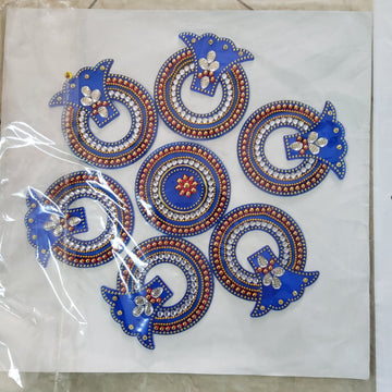 Sharu Space Acrylic Rangoli Design 17