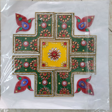 Sharu Space Acrylic Rangoli Design 11