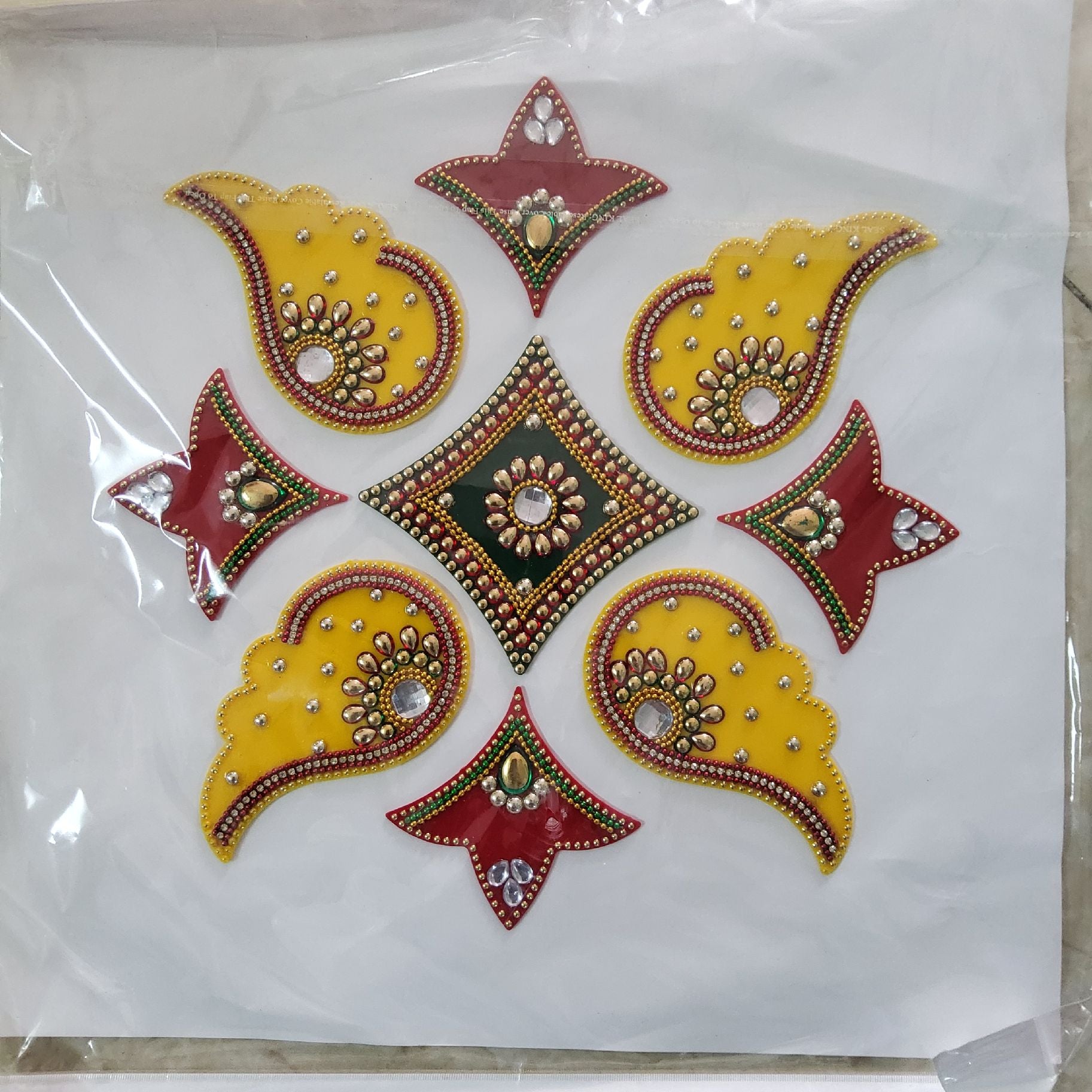 Sharu Space Acrylic Rangoli Design 9