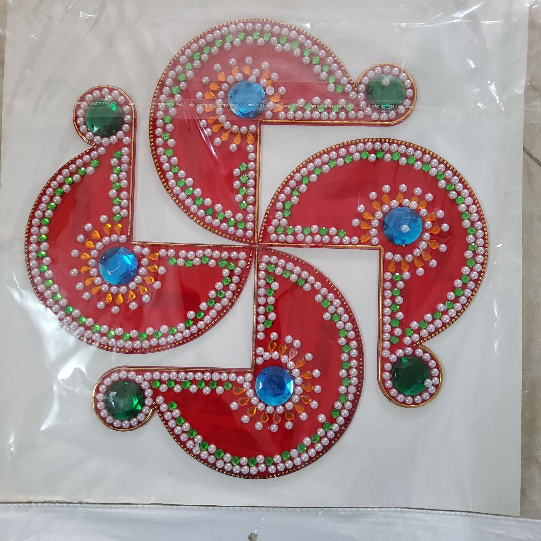 Sharu Space Acrylic Rangoli Design 6