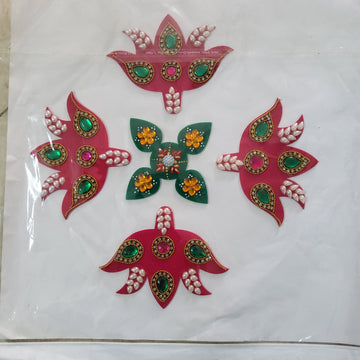 Sharu Space Acrylic Rangoli Design 5