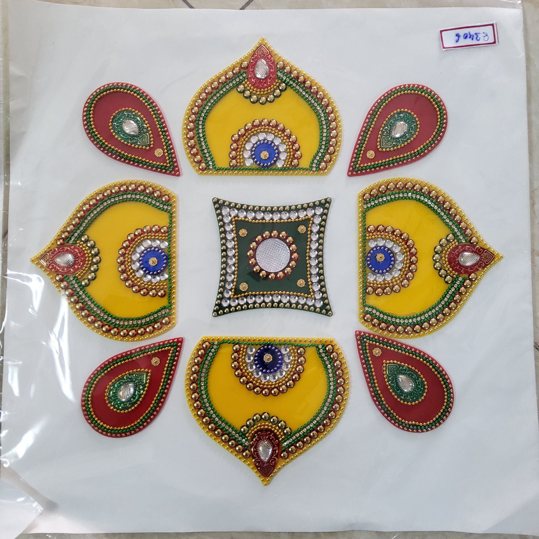 Sharu Space Acrylic Rangoli Design 2