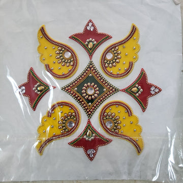 Sharu Space Acrylic Rangoli Design 1