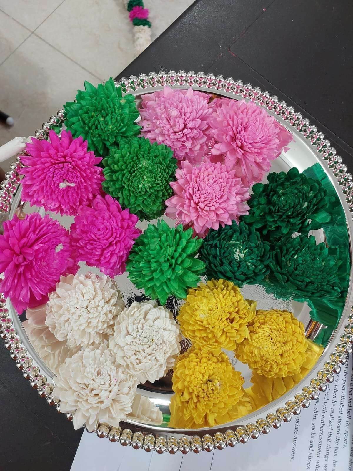 Sharu Space Solawood Flowers pack of 10pcs