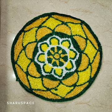 Sharu Space Canvas Rangoli Mat - Design 5