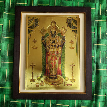 Sharu Space Premium Standing Venkateswara Swamy Frame